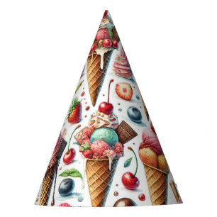 Ice-Cream Parlour Party Hat