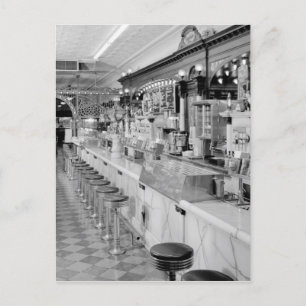 Ice Cream Parlour Postcard