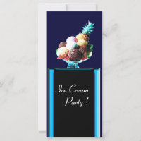 ICE CREAM PARTY - DESERT SHOP,blue red black