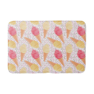 Ice Cream Pattern bath mats