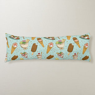 Ice Cream Pattern Body Cushion