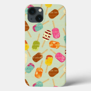 Ice Cream Pattern iPhone 13 Case