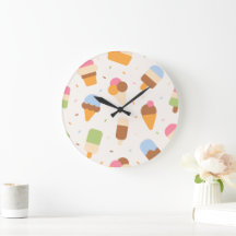 Ice Cream Pattern, Ice Cream Cone, Ice Popsicle