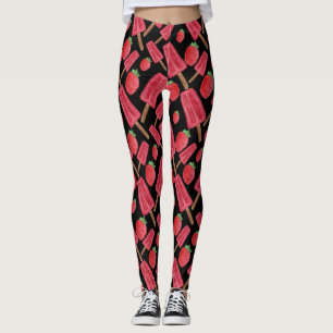 Ice cream pattern Lollies pattern lollipop 10 Leggings