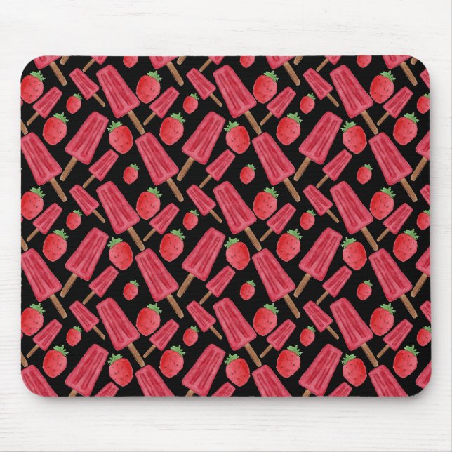 Ice cream pattern | Lollies pattern | lollipop 10 Mouse Pad (Front)