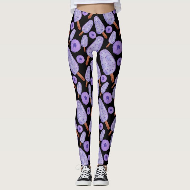 Ice cream pattern | Lollies pattern | lollipop 14 Leggings (Front)