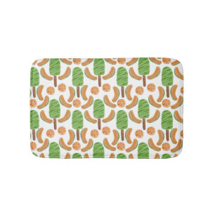 Ice cream pattern   Lollies pattern   lollipop 17 Bath Mat
