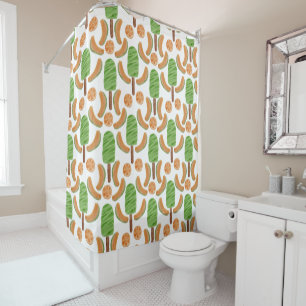 Ice cream pattern Lollies pattern lollipop 17 Shower Curtain