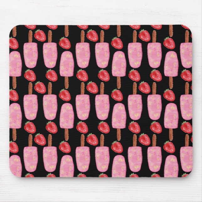 Ice cream pattern | Lollies pattern | lollipop 1 Mouse Pad (Front)
