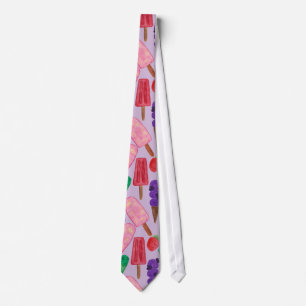 Ice cream pattern Lollies pattern lollipop 21 Tie