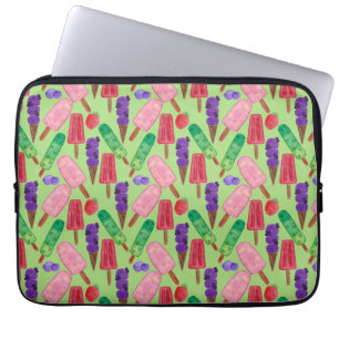 Ice cream pattern Lollies pattern lollipop 22 Laptop Sleeve