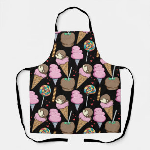 Ice cream pattern Lollies pattern lollipop 24 Apron