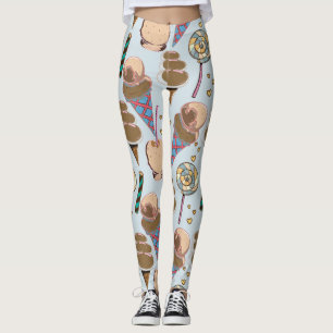 Ice cream pattern Lollies pattern lollipop 25 Leggings