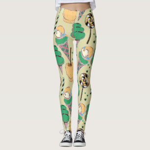 Ice cream pattern Lollies pattern lollipop 25 Leggings