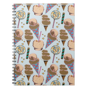 Ice cream pattern   Lollies pattern   lollipop 25 Notebook