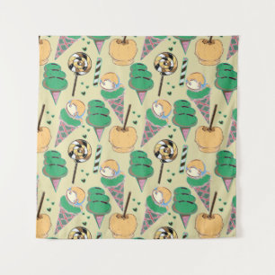 Ice cream pattern Lollies pattern lollipop 25 Tapestry