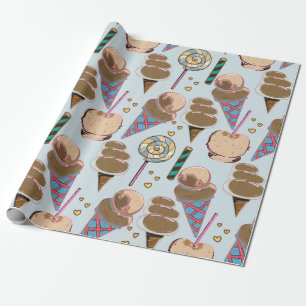 Ice cream pattern   Lollies pattern   lollipop 25 Wrapping Paper
