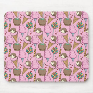 Ice cream pattern Lollies pattern lollipop 26 Mouse Pad