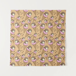 Ice cream pattern Lollies pattern lollipop 27 Tapestry