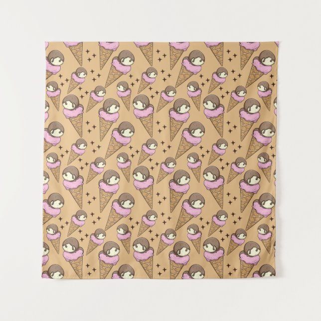 Ice cream pattern | Lollies pattern | lollipop 27 Tapestry (Front)