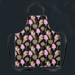 Ice cream pattern | Lollies pattern | lollipop 28 Apron<br><div class="desc">Dessert pattern for candy lover who loves ice cream, popsicles, doughnuts, chocolates, Cupcake, and Gelato. It is the perfect pattern for summer and beach. It is perfect for kids. It can be also given as a birthday gift to your best friend, boyfriend, girlfriend, son, or daughter who also loves desserts....</div>
