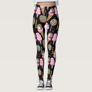 Ice cream pattern Lollies pattern lollipop 28 Leggings