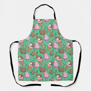 Ice cream pattern   Lollies pattern   lollipop 29 Apron
