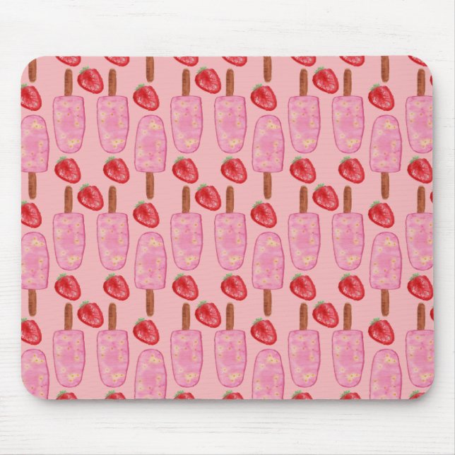 Ice cream pattern | Lollies pattern | lollipop 2 Mouse Pad (Front)
