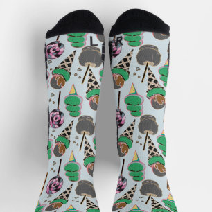Ice cream pattern   Lollies pattern   lollipop 30  Socks