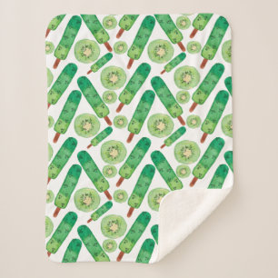 Ice cream pattern   Lollies pattern   lollipop 3 Sherpa Blanket