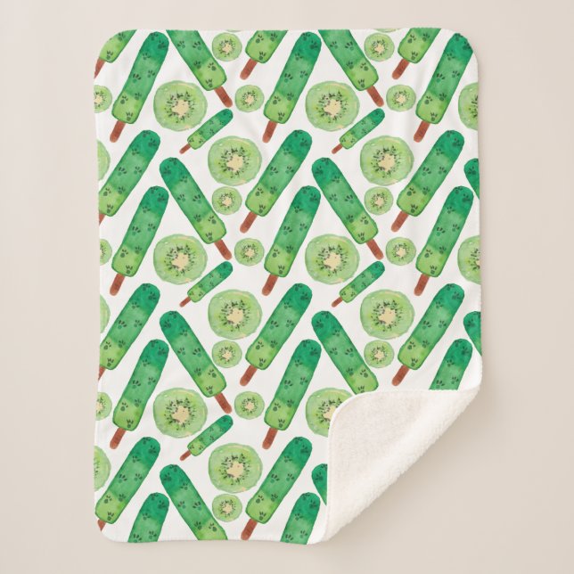Ice cream pattern | Lollies pattern | lollipop 3 Sherpa Blanket (Front)