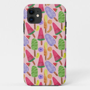 Ice cream pattern   Lollies pattern   lollipop 5 iPhone 11 Case