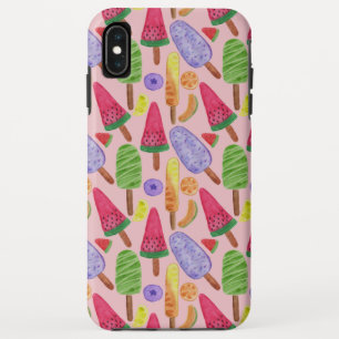 Ice cream pattern   Lollies pattern   lollipop 5 iPhone XS Max Case