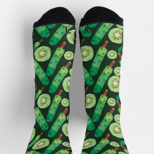 Ice cream pattern | Lollies pattern | lollipop 8  Socks (Top)