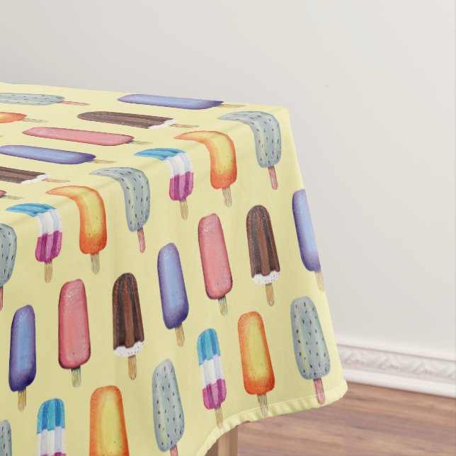 Ice Cream Pattern Tablecloth (In Situ)