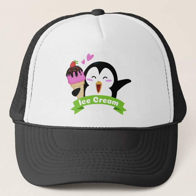 Ice Cream Penguin hats (Front)