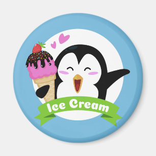 Ice Cream Penguin magnets