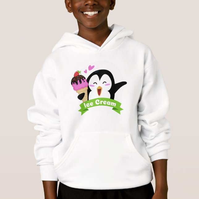 Ice Cream Penguin shirts & jackets (Front)
