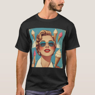 Ice Cream Pin-Up - Vintage Diva Summer Tee