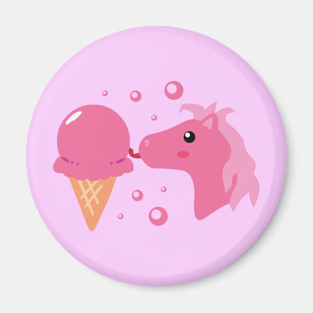Ice Cream Pony Magnet (Front)