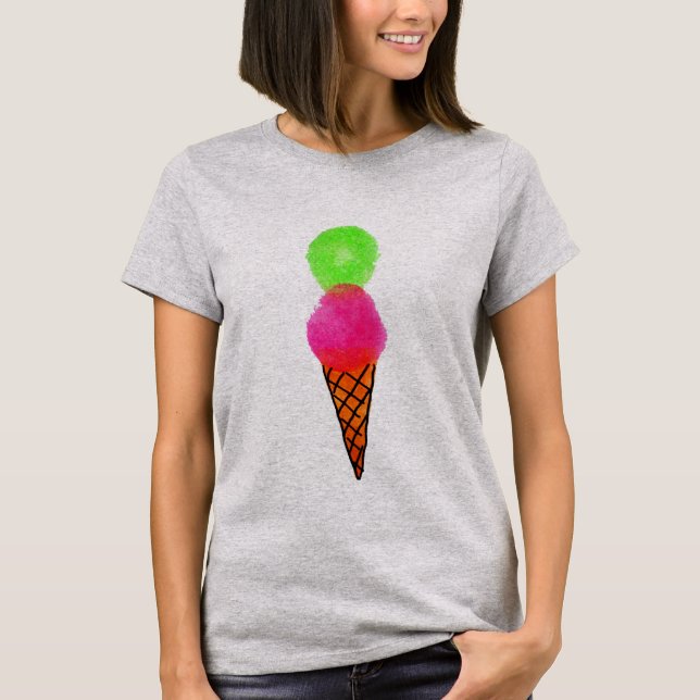 Ice cream pop art T-Shirt (Front)