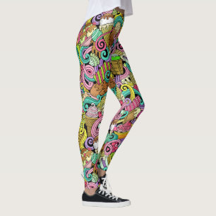 Ice Cream Pop Fashion Leggings