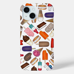 Ice Cream Pops LolliesPopsicles Summer Treats  iPhone 15 Case