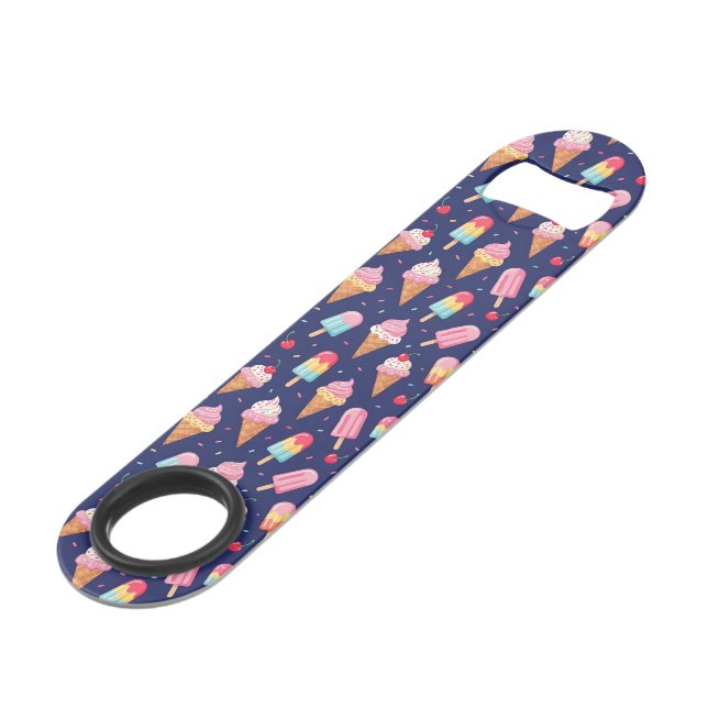 Ice cream, popsicles and cherries pattern (Front Angled)