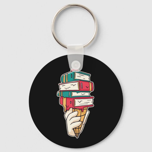 Ice Cream Pun Key Ring (Front)
