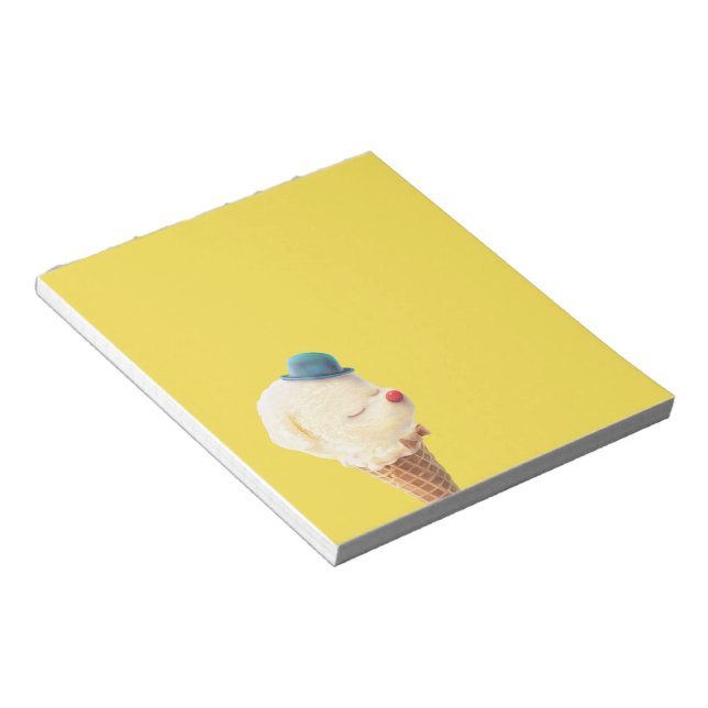 Ice Cream Puppy – Sweet & Chill Notepad (Angled)