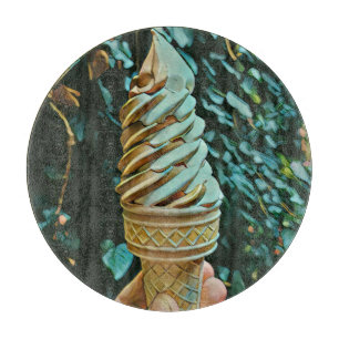 Ice cream recipe cutting board