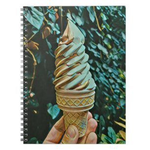 Ice cream recipe notebook