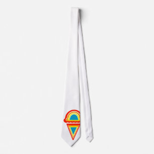 ice cream retro rainbowz tie