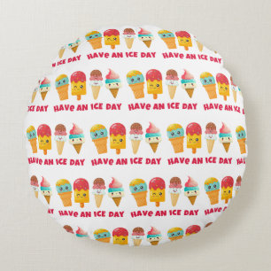 ice cream round cushion